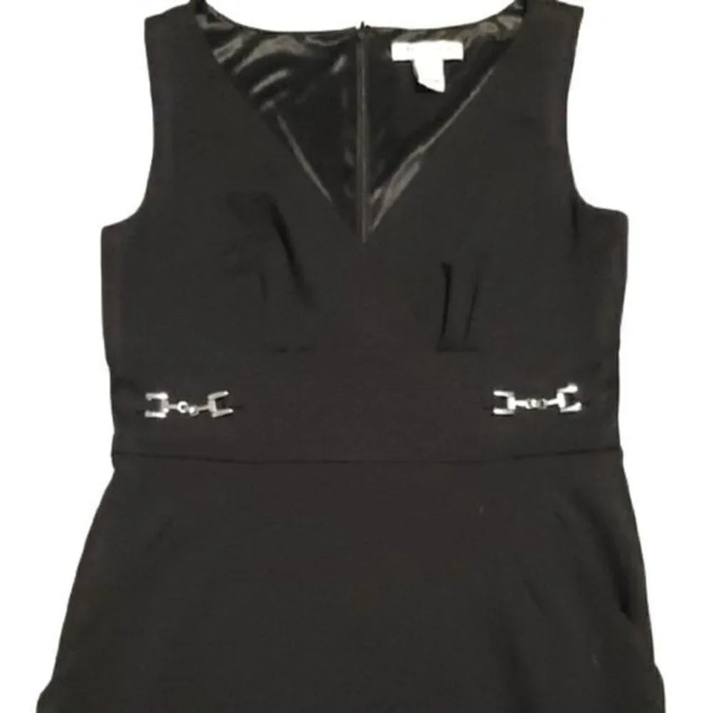 [White House Black Market]Stretch V-neck Dress-Sz8 - Picture 2 of 5